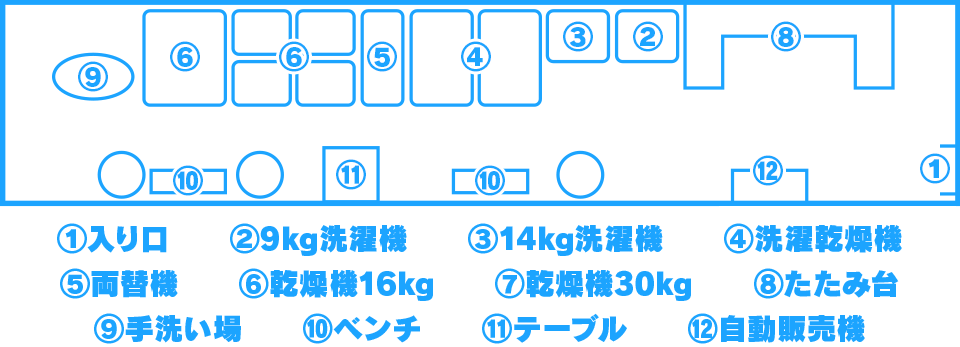 コインランドリー シュシュ -Coin Laundry Chou Chou-